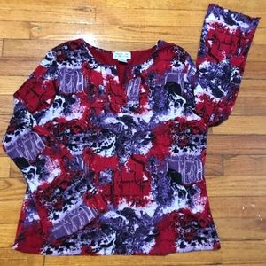 Long wide sleeve shirt